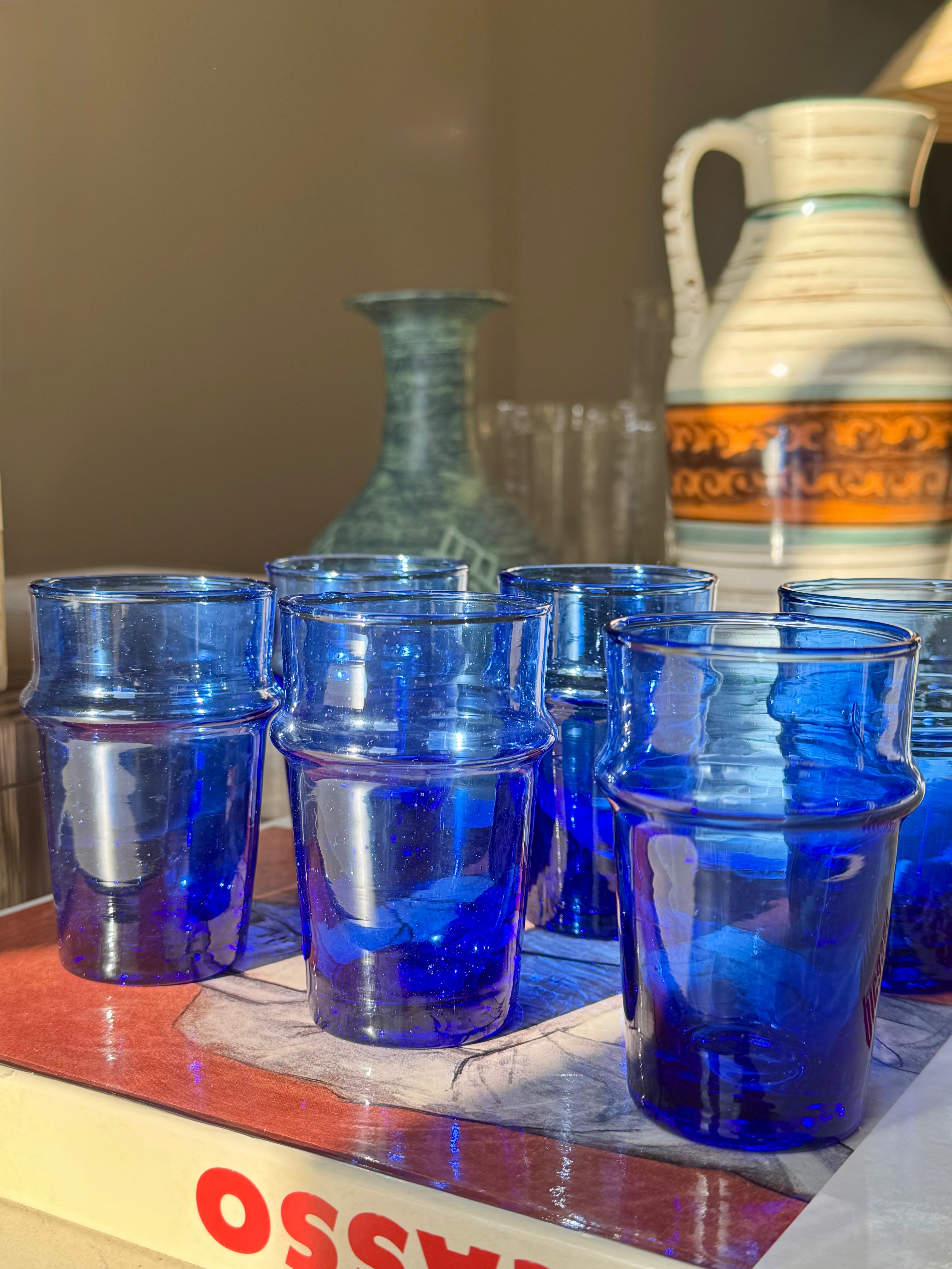 Glass Traditional Blue