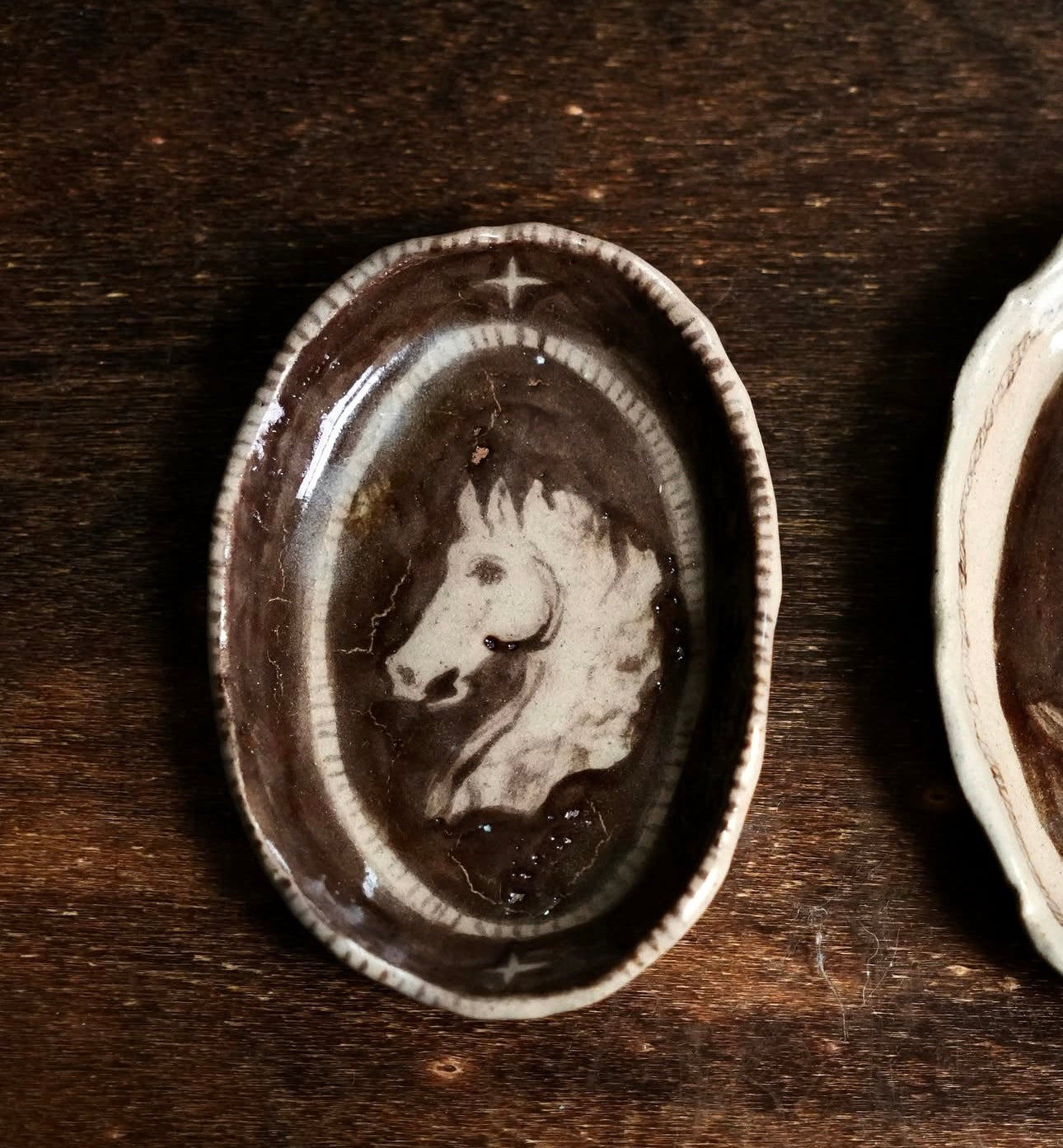 Horse Head Oval Dish