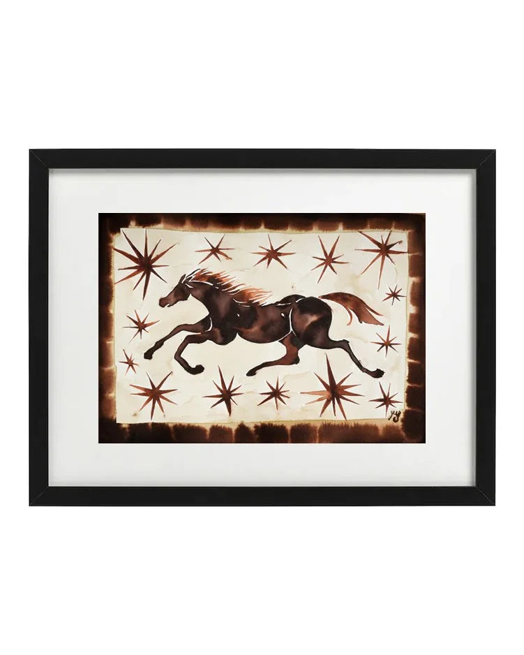 Art Print Starling Star Horse